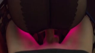 Alisa Lovely - Amateur Couple Romantic Sex under the Light of a Pink Lamp LOVE POV