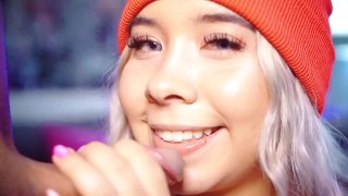 this cute-faced bbw from colombia needs her lips wrapped around a cock to feel complete her day not starting without it 