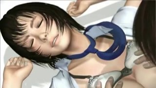 tender anime hottie gets her nipples licked