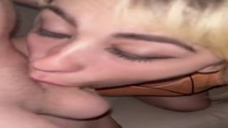 Raxxxbit - Sloppy deepthroat blowjob before gym