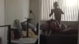 Thick Latina Gives Morning Blowjob