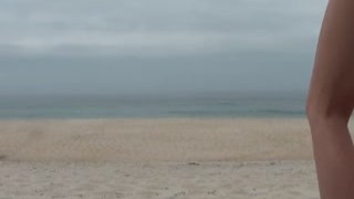 kiss1couple - Sex On The Beach S1Ep1： Masturbation on public beach