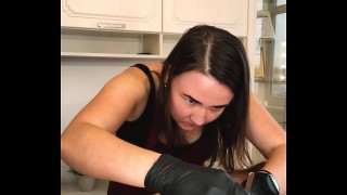 while studying with sugarnadya the client powerfully ejaculated the student saw a powerful cumshot