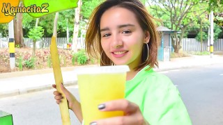 mamacitaz - cute and shy latina teen julia garcia takes deep in her tight pussy a real big cock