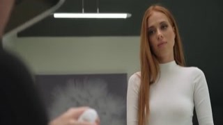 European babe gets anal fucked and DPed