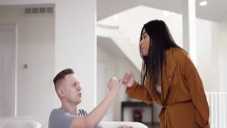 Guy almost caught fucking stepsis friend
