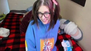 Katya Letova - Vibrator and Blowjob Makes Me Cum