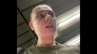 squirting and masturbate in the gym