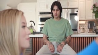 River Lynn gives stepbros cock a good workout