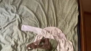 pcngl420 - POV Stepmom squirts on my face when she finds out I jerked off her panties (with subs)