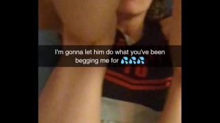 real cheating girlfriend gets creampie revenge on snapchat -richelle rose