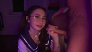 Murlitka - Watch Asian Schoolgirl Cum Facial _ by Dina Lou