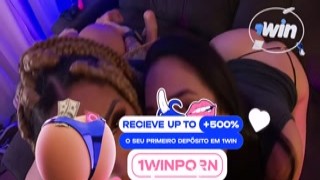 Matheus Castro - Swing With Two Brazilian Asses Ends in Double Penetration