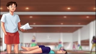 Busty milf visiting the director and his sister is an amazing french class!