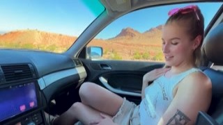 AlexAndAva - Onlyfans Model Giving A Blowjob To Pay For A Ride To Las Vegas - AlexAndAva - Facial Cumshot - 4K