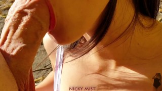 czech teen brunette with big tits swallows cumhot 60 fps