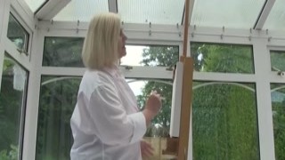 Mature Lacey Starr Naughty Art Lesson