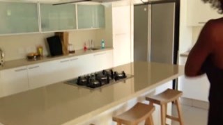 South African Goddess Banged Hard By Hung White Tourist At House Tour!