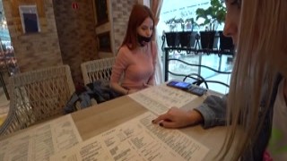 Letty Black - Two girls have fun with remote control vibrators in public places