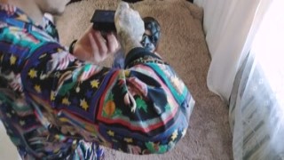 Eve - Hot 18 year old slut seduced the photographer and sucked his huge dick