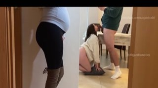 Alejandramoviess - Roommate Fucks With a Man She Met at Work