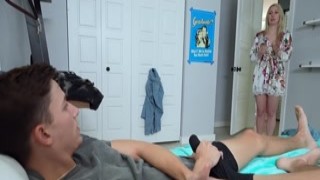 Stepmom, can you help me with my chronic masturbating