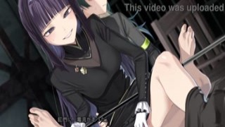 The task is to change these three words "hentai prison" and "hazuki" in the provided sentence