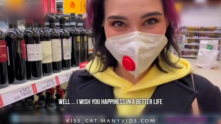real risky sex in man s toilet - public agent pickup student in walmart to quick fuck kisscat