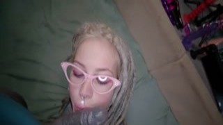 Anuskatzz & Lily Lu - Deethroats in Glasses in 4K