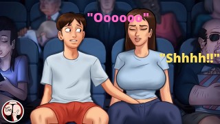 stepsister make me cum in cinema now 