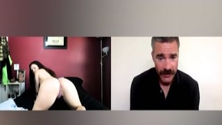Doctor makes tattooed babe toy her pussy