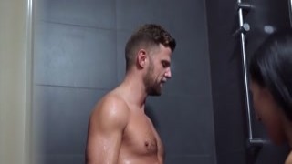 European babe gets anal fucked by a guy
