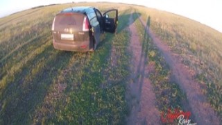 Vallery Ray - Fuck a Stranger in the Car in the Middle