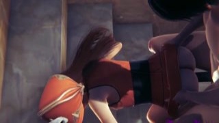  guilty gear hentai 3D - May is fucked in the stairs - anime manga cartoon asian Japanese game porn