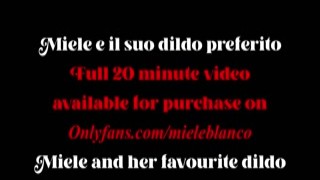 Miele Blanco - BIG BOOTY BLONDE Masturbates IN THE WOODS WITH a BUTT PLUG - Amateur