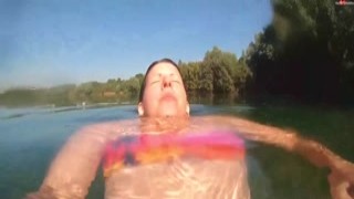 Pussycreme im See abgewixxt mit GypsyPage