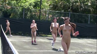 hazing on the tennis court