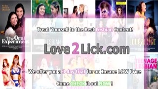 Petite stepdaughter licks stepmoms pussy 2