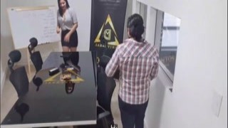 After my work meeting, I need a good pounding from my coworker